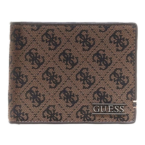GUESS Plånbok brun ljus för män - Boston Bifold Wallet M Coffee 331290