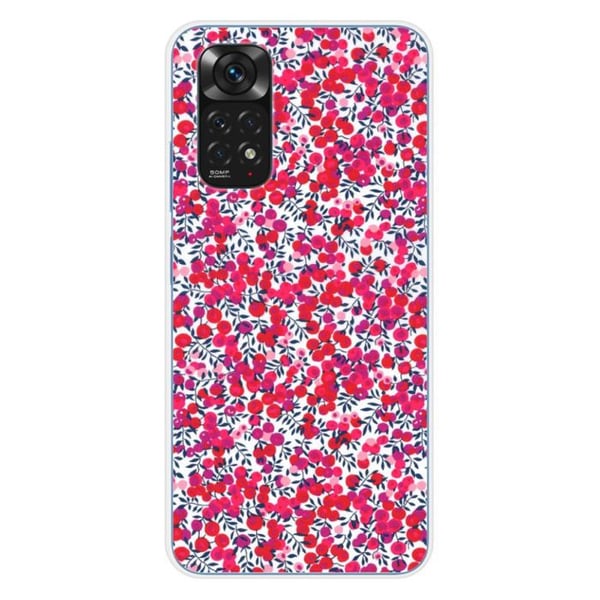 Siliconöverdrag - Kompatibel med Xiaomi Redmi Note 11 4G - design liberty wiltshire röd