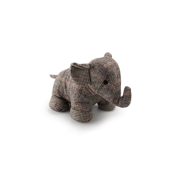Textil Dörrstopp Hållare 1kg Elefant Grå. Inofix
