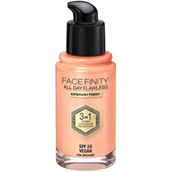 Foundation - MAX FACTOR - Face Finity All Day Flawless - 30 ml - Shade 80 Bronze - SPF 20