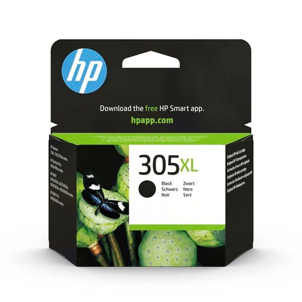 Bläckpatron - HP - 305XL - Hög kapacitet - Pigmentbläck - Svart