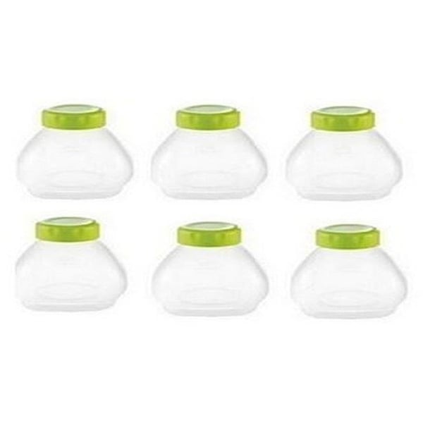 Spel av 6 flaskor - SEB - XF102000 - Dryckesyoghurtflaskor - Inkluderar flaskborste - Diskmaskinssäker