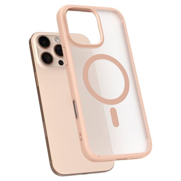 Telefoncover - SPIGEN - iPhone 16 Pro Max - Frost Rose Titan - Semi-hård - Enkel
