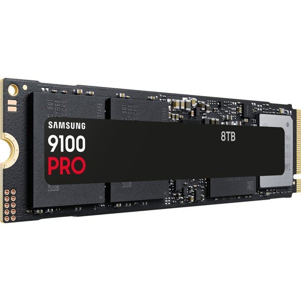 SAMSUNG - 9100 PRO - Intern SSD - 8 To - NVMe M.2 PCIe 5.0x4 - Läshastighet upp till 14 800 Mo/s