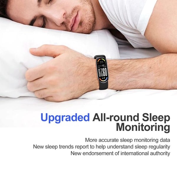Xiaomi Smart Band 10 — Smartklocka AMOLED 1,72" Svart, 21 dagars batteritid, 5 ATM