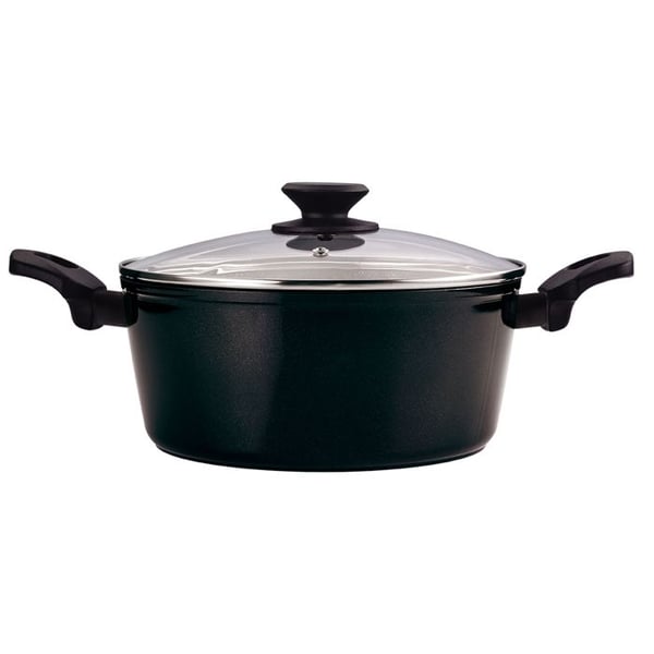 Induktionskökset 4 delar, gjuten aluminium, non-stick utan PFOA, FAGOR Vivant 424, svart