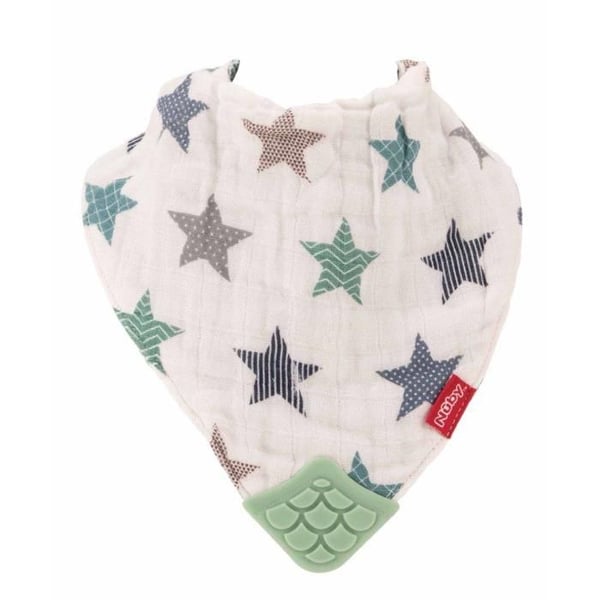 Nuby bandana haklapp med stjärnformad bitleksak