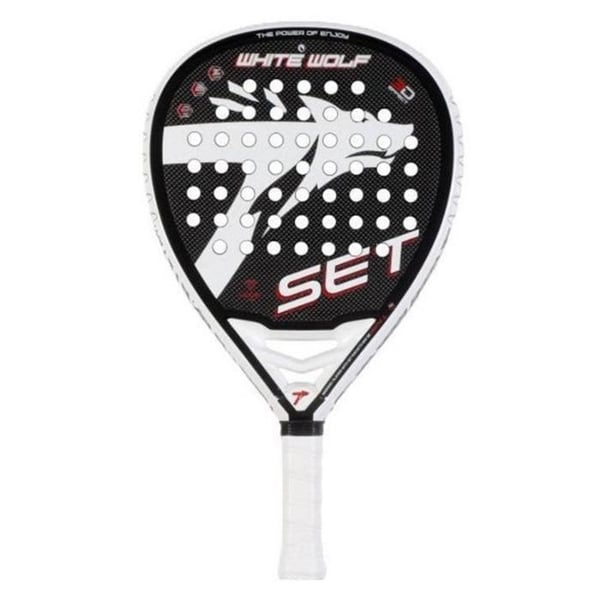 Padel racket - SET - White Wolf - Carbon 3K - Premium Eva Gummi - Unisex