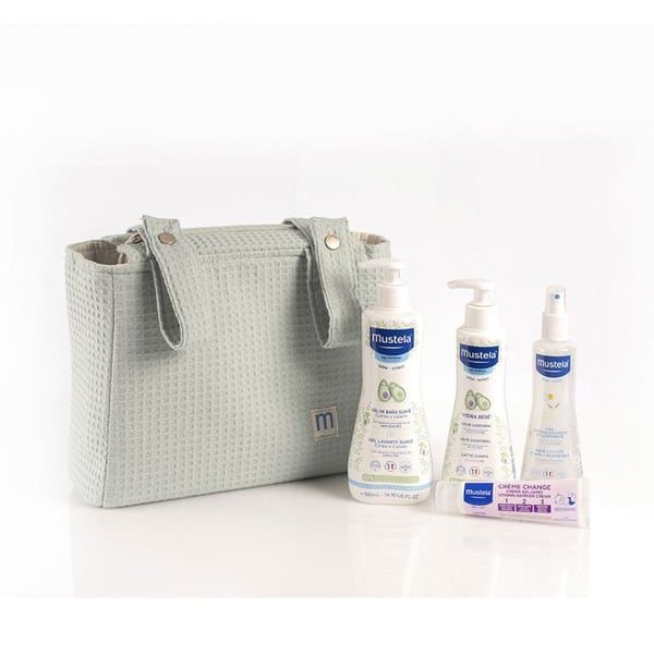 Barn- och babyset RULLVÄSKA MINT 5 delar