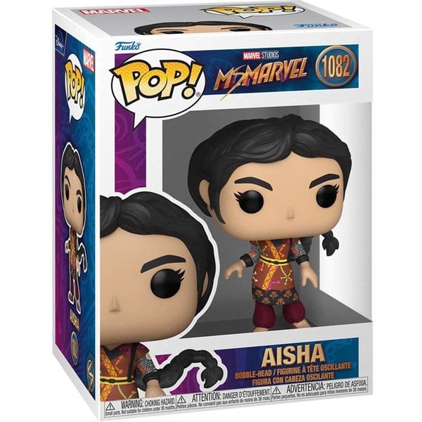 Figur - Miss Marvel - Aisha - PVC - 9 cm - Funko Pop-exklusiv