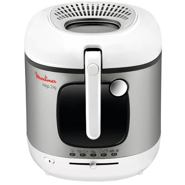 Moulinex Elektrisk fritös, 2 kg, Justerbar termostat, Kolfilter AM480070