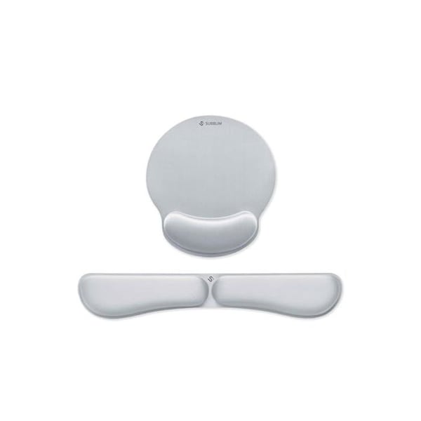 Ergonomisk musmatta och handledsstöd - SUBBLIM - Memoryskum - Halkfri - 440x80x20 mm