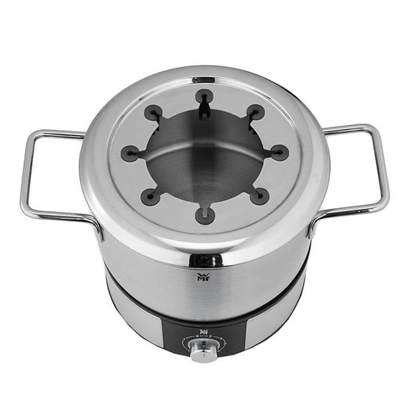 WMF 415130011 - LONO - Fondueapparat til 8 personer, med gryde og 8 gaffel i rustfrit stål