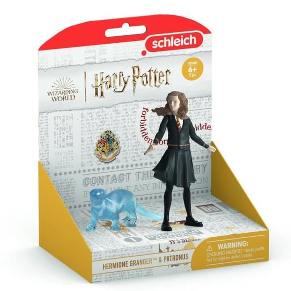 Hermione och hennes Patronus-figurer, Schleich 42681 Harry Potter®, För barn från 6 år och uppåt