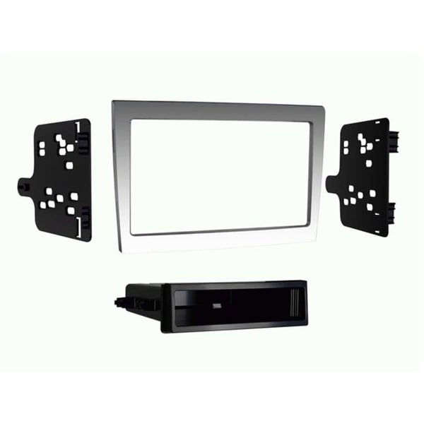 2-DIN bilradio front med förvaringsfack kompatibel med Porsche 997/Boxster/Cayman