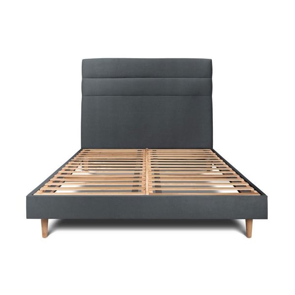 Säng - sammetslinjer - sängram kit - 180x200cm - Massivt trä
