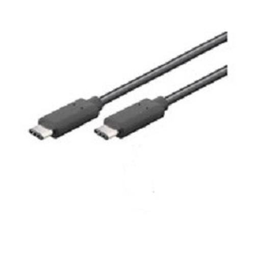 USB C-kabel - MICRO CONNECT - 0,5 m - Hane-Hane - USB 3.1 Gen 2 - Svart