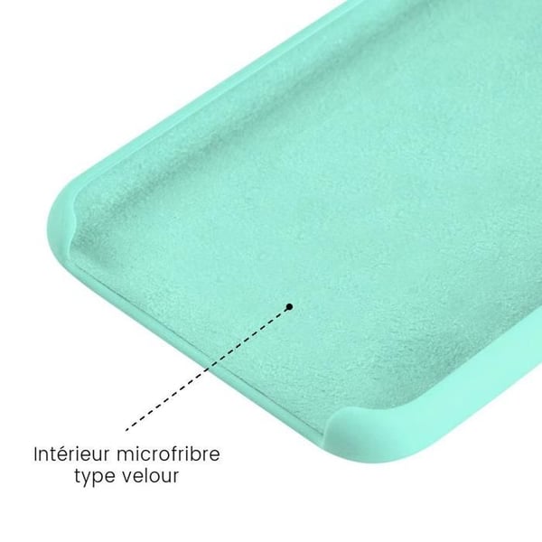 1001Coques - Silikonskal med mjuk touch kompatibel med Samsung Galaxy S21 Ultra - Inuti mikrofiber i sammet