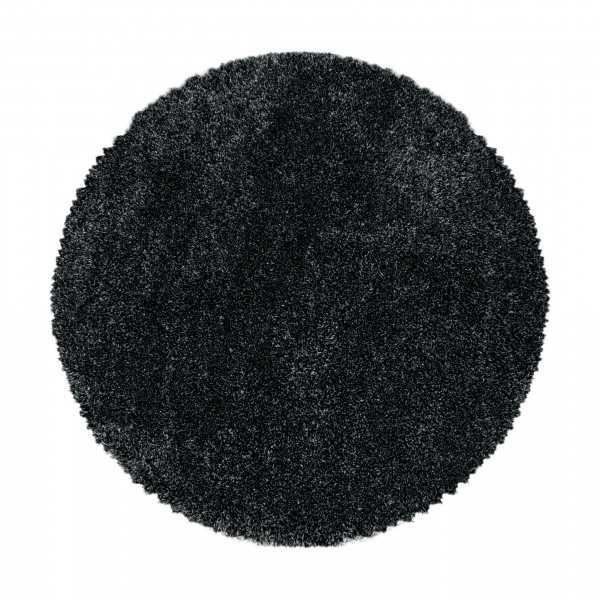Vardagsrumsmatta - Hochflor - FLUFFY 3500 - 140x200 cm - 100% polyester - Antracit