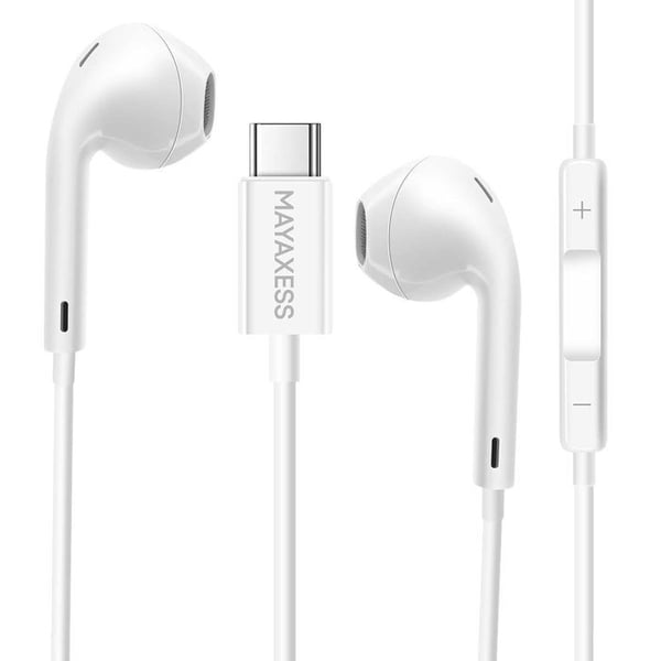 Pack Essentiel för Galaxy S25 Ultra Fodral, Glas, Laddare, Hörlurar (5 delar) Mayaxess Silver