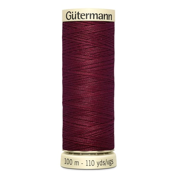 Sytråd 100% polyester Gutermann 1 Spole - Att 368 - bourgogne