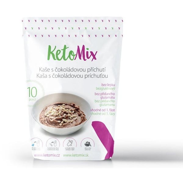 KetoMix Proteingröt 280 g (10 portioner) - chokladsmak
