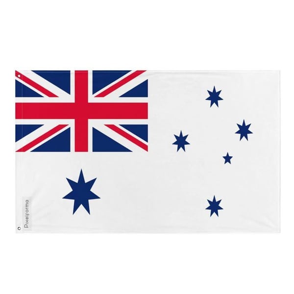 Royal Australian Navy ensign – 128 x 192 cm – Polyester – Metallöglor – Vattentålig