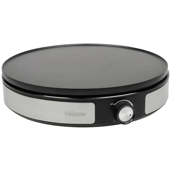 Tristar BP-2639 Crepe maker non-stick beläggning, indikator ljus svart, silver