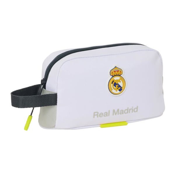 Isolerad matväska - safta - Real Madrid 25/26 - 21,5x6,5x12 cm - Vit - Kapacitet 1,7 L - Polyester
