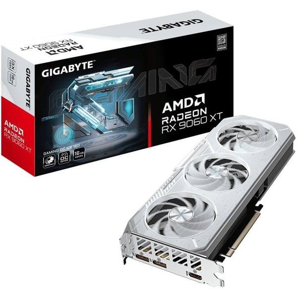 GIGABYTE - GAMING ICE - Grafikkort - AMD Radeon RX 9060XT OC - 16 Go
