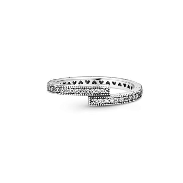 PANDORA Signaturring för kvinnor storlek 52 Ref 199491C01-52 925 silver