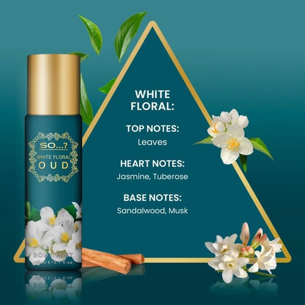 Dimma för kroppen - SO… ? OUD - VIT BLOMMA - 150