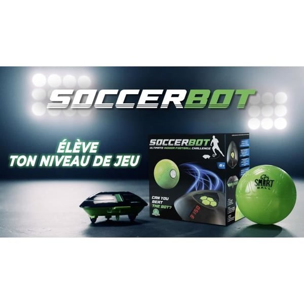 Jalkapallon kouluttajarobotti - GIOCHI PREZIOSI - Smart Ball Soccer Bot - Yksin tai moninpeli - 6-vuotiaasta alkaen - MR100