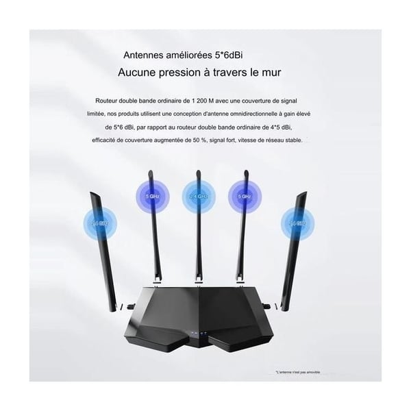 Funktionell router 4K spionkamera rörelsedetektor