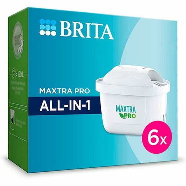 Filtreringspatroner - Brita - 1050887 - 6 måneder med filtreret vand - Hvid - One size
