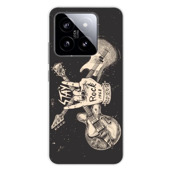 Silicone skal - Kompatibel med Xiaomi 14 Pro - design stay rock