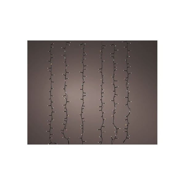 Ljusgardin med blinkande LED, 256 LEDs, 375x60cm. Lumineo