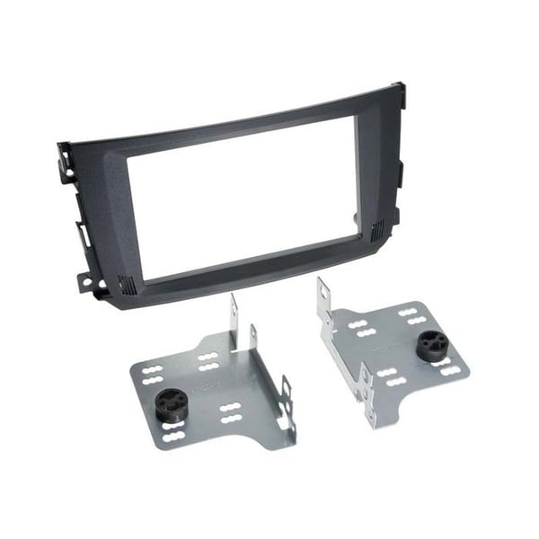 2-DIN frontadapter för Smart Fortwo 2010 > svart