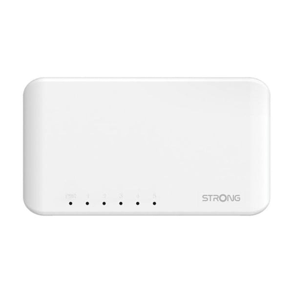 Switch Ethernet - STARK - SW5000P - 5 portar Gigabit - Auto MDI/MDX - Utan fläkt