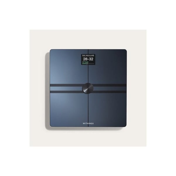 Ansluten våg - Withings - Body Comp - Svart - Viktmätning - Hjärtfrekvens - BMI