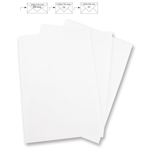 A4-papper, pergament, FSC Mix Credit, vit, 210x297mm, 100g / m², 5 st