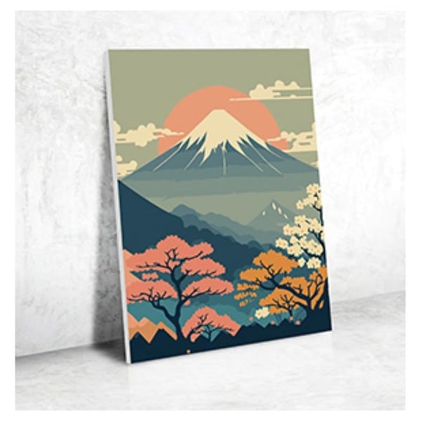 Målning efter nummer 30x40cm Mount Fuji