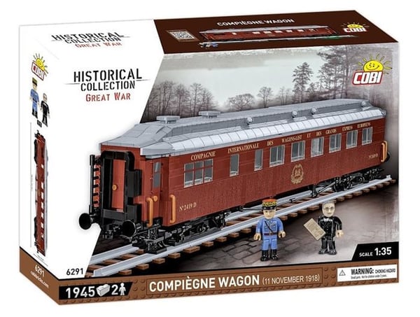 Byggset - COBI - COMPIEGNE VAGN - 1927 delar - 2 figurer - 1:35