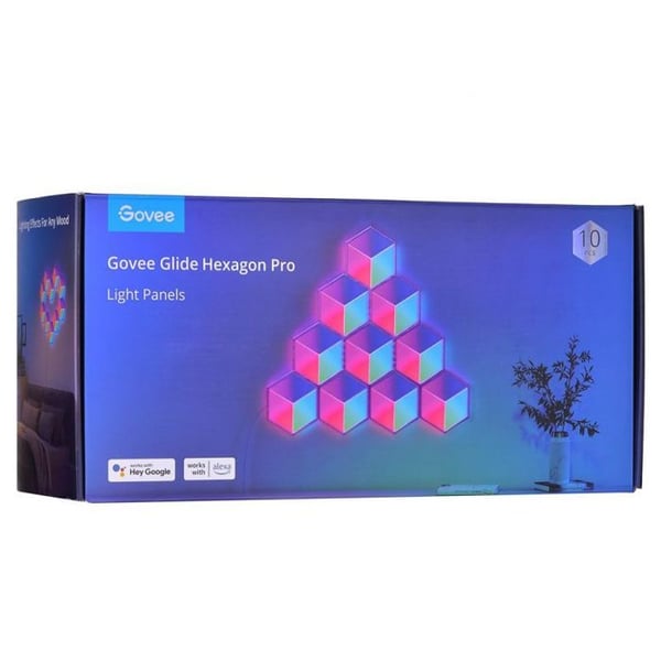 Intelligent ljuskälla Govee - H6066302 - Glide Hexa Pro ljuspaneler