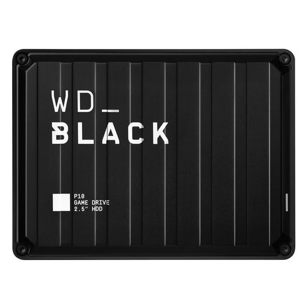 WDBLACK P10 2 Til Bærbar, Mobil og Robust Ekstern Harddisk, Fungerer med PC og Konsol