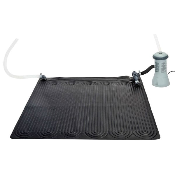 Intex Solvärmematta PVC 1,2x1,2 m Svart 28685 91056