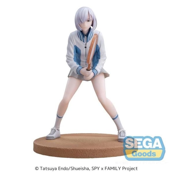 PVC-statyett - SEGA - Fiona Frost Tennis - 15 cm - Vit - Inomhus