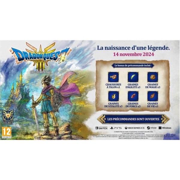 Dragon Quest III Hd-2d Remake - Nintendo Switch-spel