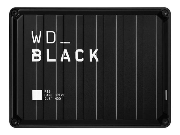 WDBLACK P10 2 Til Bærbar, Mobil og Robust Ekstern Harddisk, Fungerer med PC og Konsol