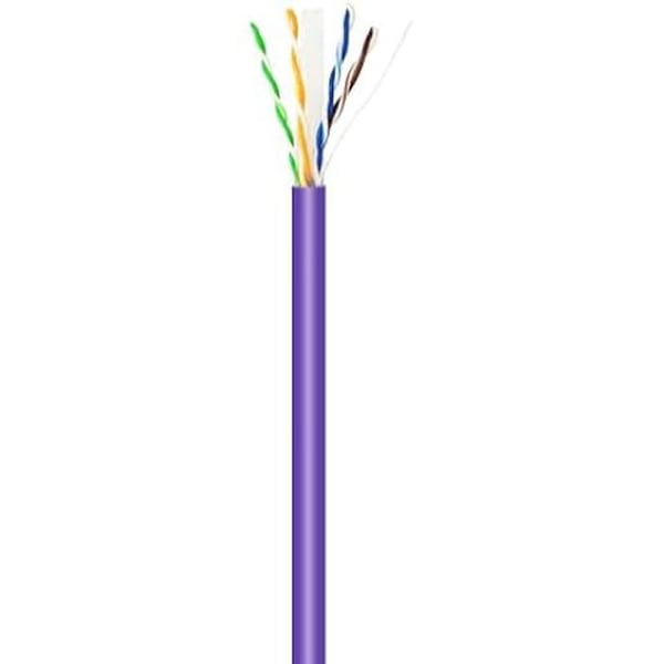AISENS - A135-0748 - RJ45 LSZH Kat.6 UTP Rigido AWG23 CCA (legering) nätverkskabel, lila, 305M